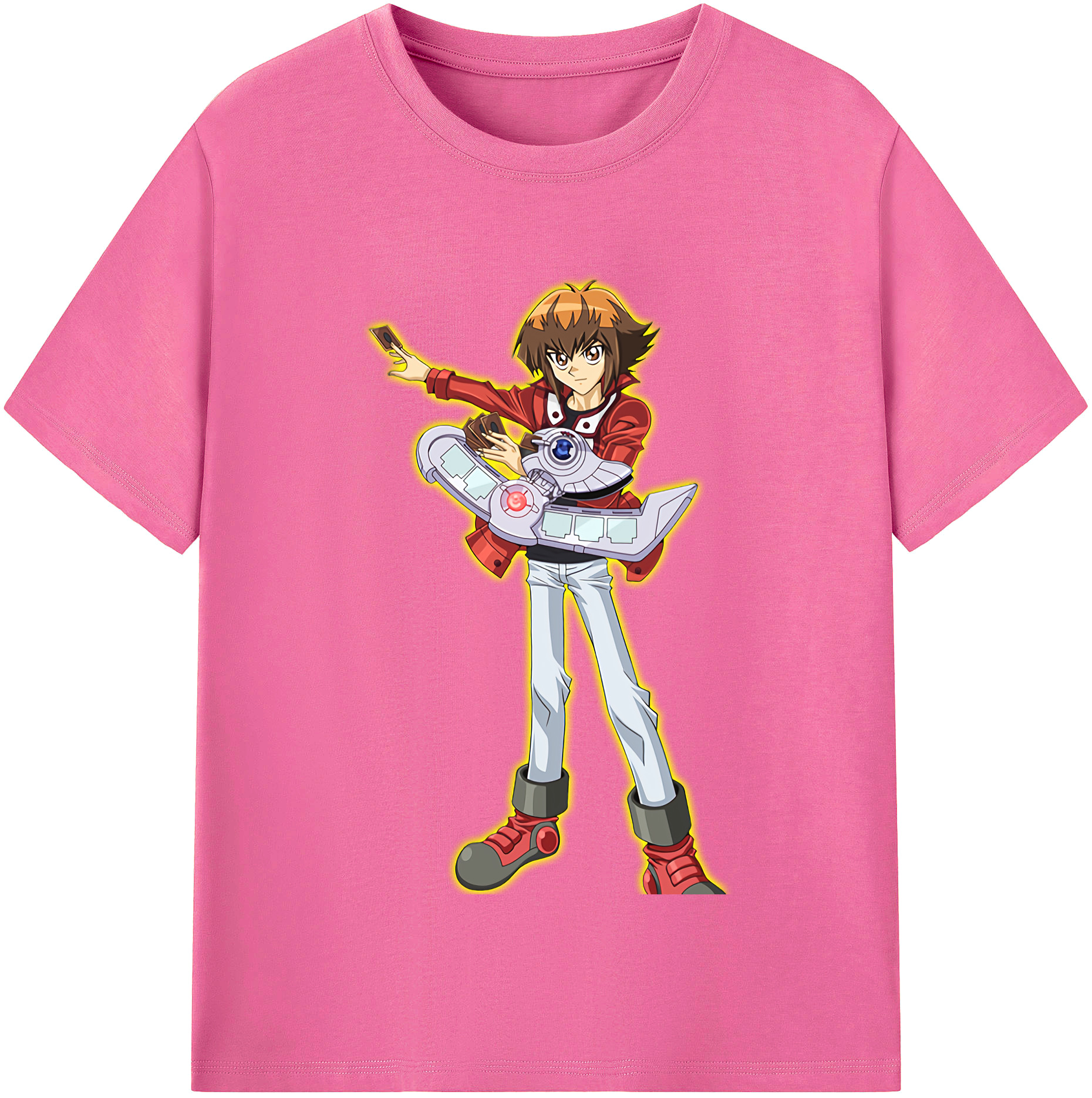 （画像用） 遊☆戯☆王 Yu-Gi-Oh! レディースカジュアルプリントTシャツ（綿100％）